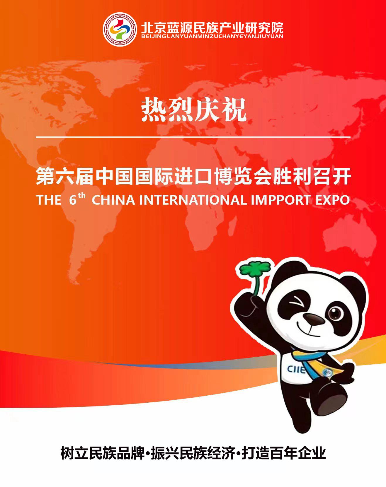 热烈庆祝第六届中国国际进口博览会胜利召开